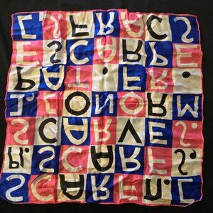 All Acetate Twill Scarf